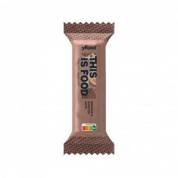 yfood Riegel Brownie & Roasted Nuts, Ein Riegel - Alles drin, 60 Gramm